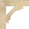Ekena Millwork Merced Block Rough Sawn Bracket, Douglas Fir, 4"W x 20"D x 20"H BKT04X20X20MRC05RDF - alternate 3